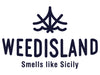 weedisland logo weed hemp organic flowers infiorescenze di Cannabis Sativa. Smells like sicily greenhouse coltivazione in serra organica naturale
